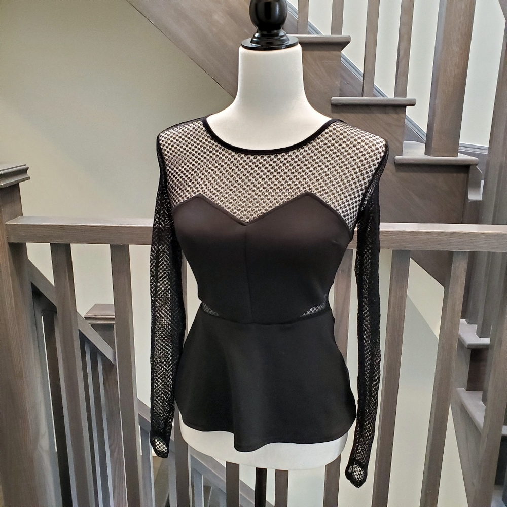 DYNAMITE peplum top (xs)